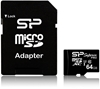 Picture of Silicon Power memory card microSDXC 64GB Superior Pro U3 + adapter