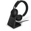 Изображение Jabra Headset Evolve2 65 MS Duo, inkl. Link 380c & Ladestat.