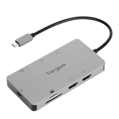 Изображение Targus DOCK423EU laptop dock/port replicator Wired USB 3.2 Gen 1 (3.1 Gen 1) Type-C Silver