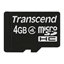 Attēls no Transcend microSDHC          4GB Class 4