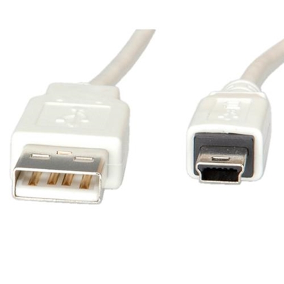 Attēls no VALUE USB 2.0 Cable, Type A - 5-Pin Mini 0.8 m