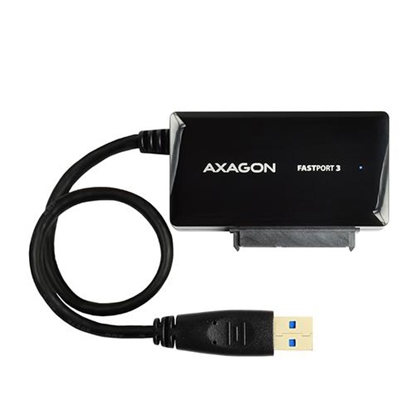 Attēls no ADSA-FP3 Adapter USB 3.2 Gen 1 - SATA 6G HDD FASTport3 (2.5", 3.5", 5.25") w tym zasilacz