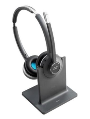 Picture of Cisco 562 Headset Wireless Head-band Office/Call center USB Type-A Black, Grey