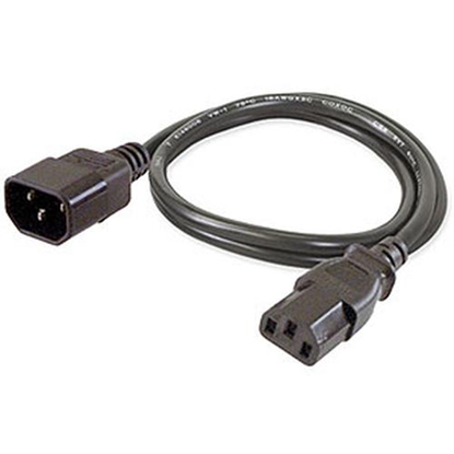 Attēls no Cisco CAB-C13-C14-2M= power cable Black C13 coupler C14 coupler