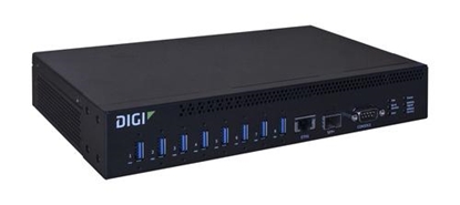 Picture of Digi AW08-G300 interface hub USB 3.2 Gen 1 (3.1 Gen 1) Type-A 10000 Mbit/s Black
