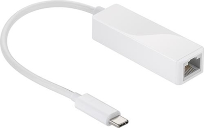 Attēls no Adapter USB Goobay USB-C - RJ45 Biały  (66255)
