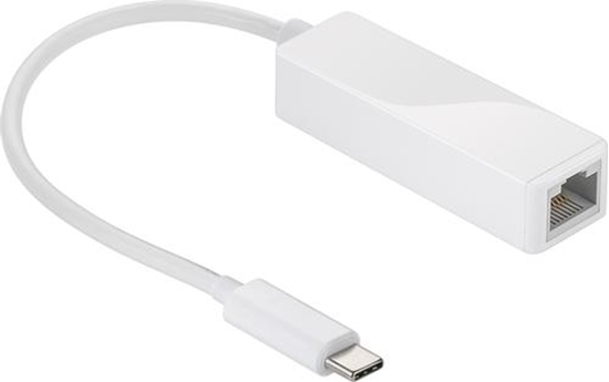 Picture of Adapter USB Goobay USB-C - RJ45 Biały  (66255)