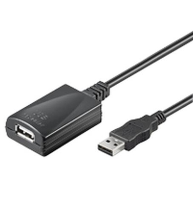 Picture of Kabel USB Goobay USB-A - USB-A 5 m Czarny (68876)