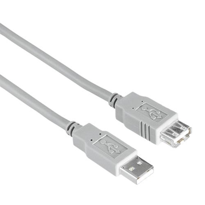 Picture of Kabel USB Hama USB-A - USB-A 1.5 m Szary (002009050000)
