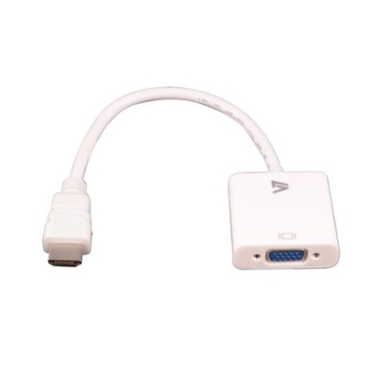 Picture of V7 White Video Adapter HDMI Male to VGA Female