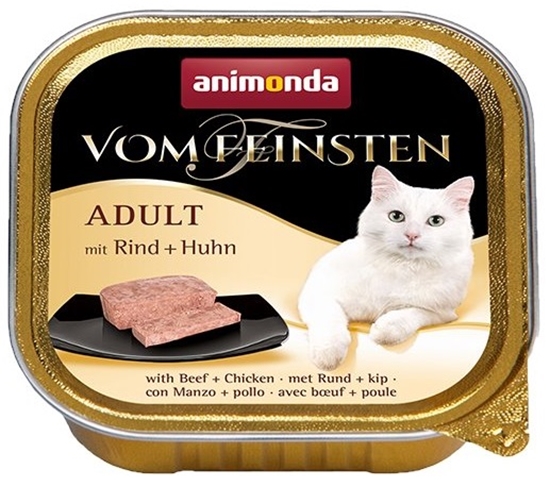 Изображение ANIMONDA Vom Feinsten Adult Beef with chicken - wet cat food - 100g