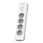 Picture of Philips Surge protector SPN7040WA/58, 4 Outlets, 2 m power cord, 600 joules of surge protection