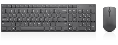 Picture of Lenovo 4X30T25790 keyboard Mouse included RF Wireless QWERTZ German Grey