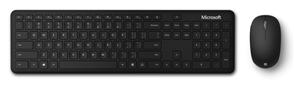 Picture of Microsoft Bluetooth Desktop keyboard Mouse included QWERTZ German Black
