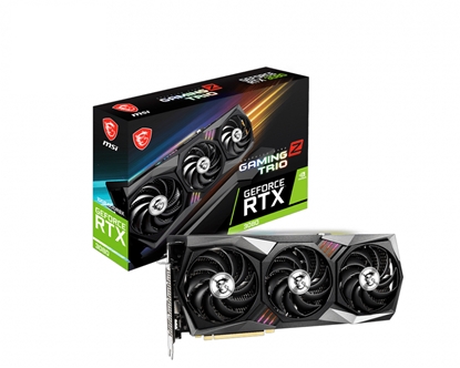 Picture of MSI RTX 3080 GAMING Z TRIO 10G LHR graphics card NVIDIA GeForce RTX 3080 10 GB GDDR6X