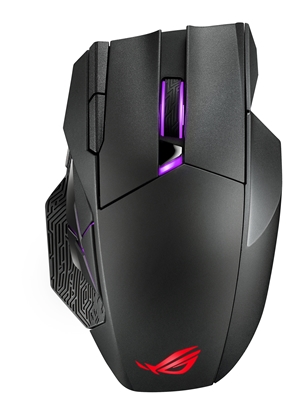 Attēls no ASUS ROG Spatha X mouse Right-hand RF Wireless + USB Type-A Optical 19000 DPI