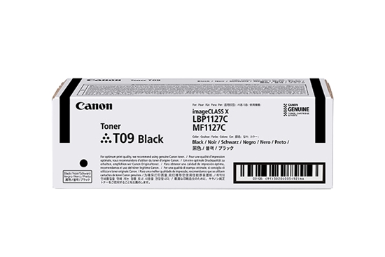 Picture of Canon TONER T09 BK toner cartridge 1 pc(s) Original Black
