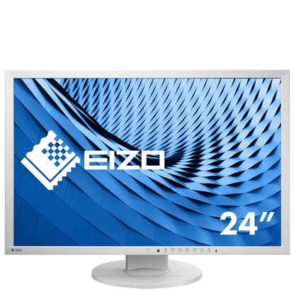 Attēls no EIZO FlexScan EV2430-GY LED display 61.2 cm (24.1") 1920 x 1200 pixels WUXGA Grey