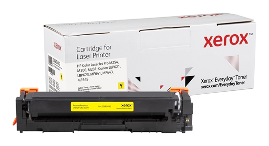 Изображение Everyday (TM) Yellow Toner by Xerox compatible with HP 202X (CF542X/CRG-054HY)