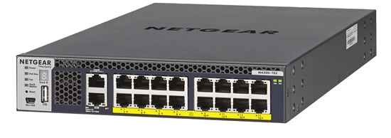Изображение Netgear M4300-16X Managed L3 10G Ethernet (100/1000/10000) Power over Ethernet (PoE) 1U Black