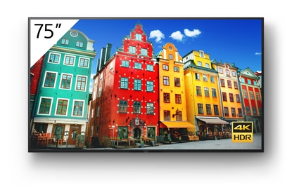Picture of Sony FW-75BZ30J Signage Display Digital signage flat panel 190.5 cm (75") IPS Wi-Fi 440 cd/m² 4K Ultra HD Black Built-in processor Android 10 24/7