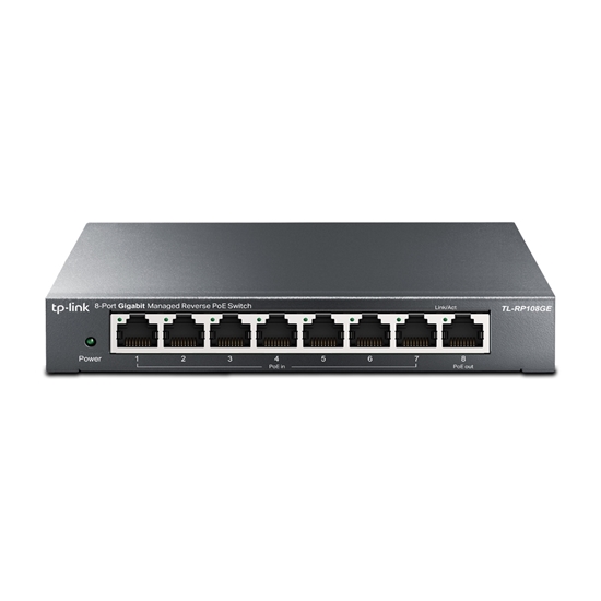 Picture of TP-LINK 8-Port Gigabit Managed Reverse PoE Switch