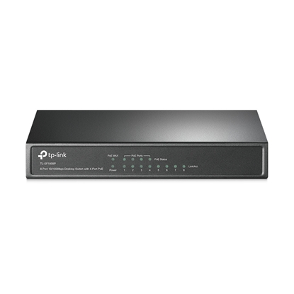 Изображение TP-LINK TL-SF1008P network switch Unmanaged Fast Ethernet (10/100) Power over Ethernet (PoE) Olive