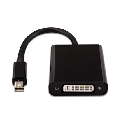 Изображение V7 Black Video Adapter Mini DisplayPort Male to DVI-D Male