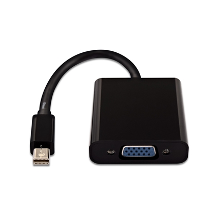 Изображение V7 Black Video Adapter Mini DisplayPort Male to VGA Female