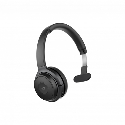 Изображение V7 HB605M headphones/headset Wireless Handheld Office/Call center USB Type-C Bluetooth Black, Grey