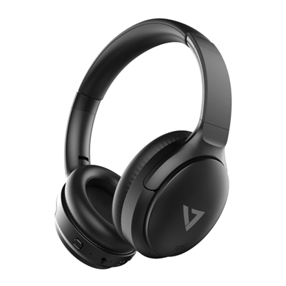 Изображение V7 HB800ANC headphones/headset Wireless Head-band Calls/Music USB Type-C Bluetooth Black