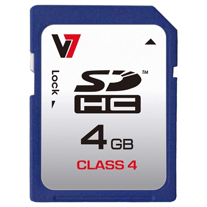 Attēls no V7 SDHC Memory Card 4GB Class 4