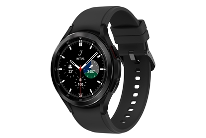 Attēls no Samsung Galaxy Watch4 Classic 3.56 cm (1.4") OLED 46 mm Digital 450 x 450 pixels Touchscreen Black Wi-Fi GPS (satellite)