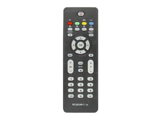 Picture of HQ LXP503 TV remote control PHILIPS / RC2023611/01B / Black