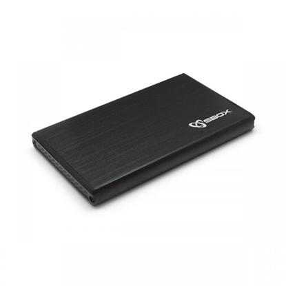 Picture of Sbox HDC-2562B 2.5 External HDD Case Blackberry Black
