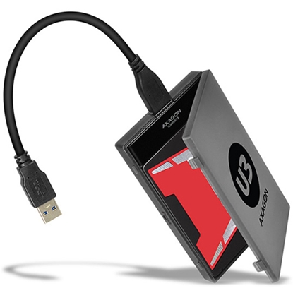 Изображение ADSA-1S6 Adapter USB 3.0 - SATA 6G do szybkiego przyłączenia 2.5" SSD/HDD, z pudełkiem