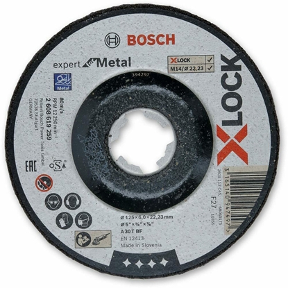 Picture of Abr.disks Bosch metālam 125X6X22.23mm
