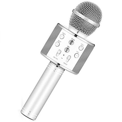 Attēls no Blackmoon (8997) Wireless Karaoke Microphone Bluetooth 4.0 (Silver)