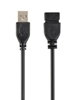 Picture of Gembird USB Male to USB Female 0.15m Black