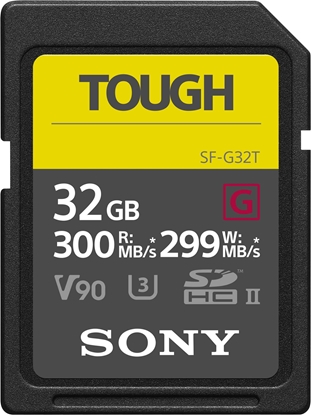 Attēls no Sony SDHC G Tough series    32GB UHS-II Class 10 U3 V90