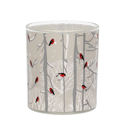 Picture of Svece stikla trauc. Polar Bullfinch 7.3x8cm