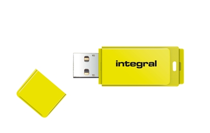 Изображение Integral 32GB USB2.0 DRIVE NEON YELLOW USB flash drive USB Type-A 2.0
