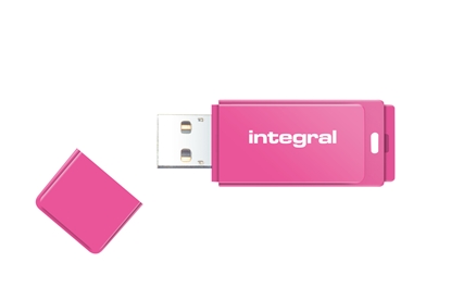 Attēls no Integral 32GB USB2.0 DRIVE NEON PINK USB flash drive USB Type-A 2.0