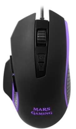 Picture of Mars Gaming MM018 Gaming Mouse with Additional Buttons / RGB / 4800 DPI / USB / Black