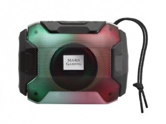 Picture of Mars Gaming MSBAX Bluetooth Wireless Speaker with Radio / MicroSD / RGB / USB / 10W