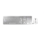 Attēls no CHERRY DW 9100 SLIM keyboard Mouse included RF Wireless + Bluetooth AZERTY French Silver