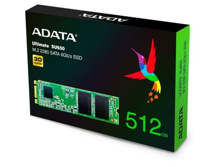 Изображение Dysk SSD Ultimate SU650 512GB M.2 TLC 3D 2280 SATA 