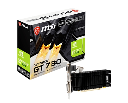 Attēls no MSI N730K-2GD3H/LPV1 NVIDIA GeForce GT 730 2 GB GDDR3