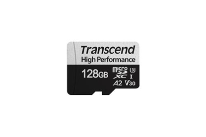 Attēls no Karta Transcend 330S MicroSDXC 128 GB Class 10 UHS-I/U3 A2 V30 (TS128GUSD330S)