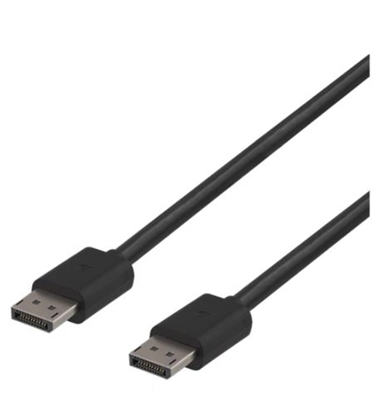 Изображение Kabel Deltaco DisplayPort - DisplayPort 2m czarny (DP8K-1020)